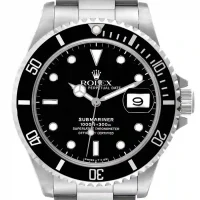 Black dial of the Rolex 16800 Replica